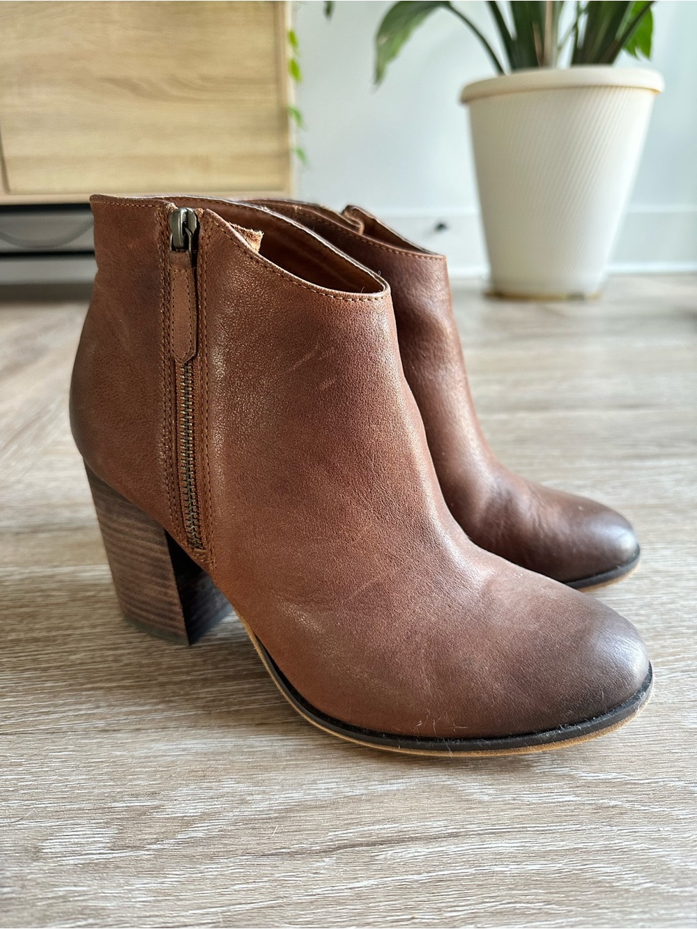 Women's BP Genuine Leather Ankle Booties